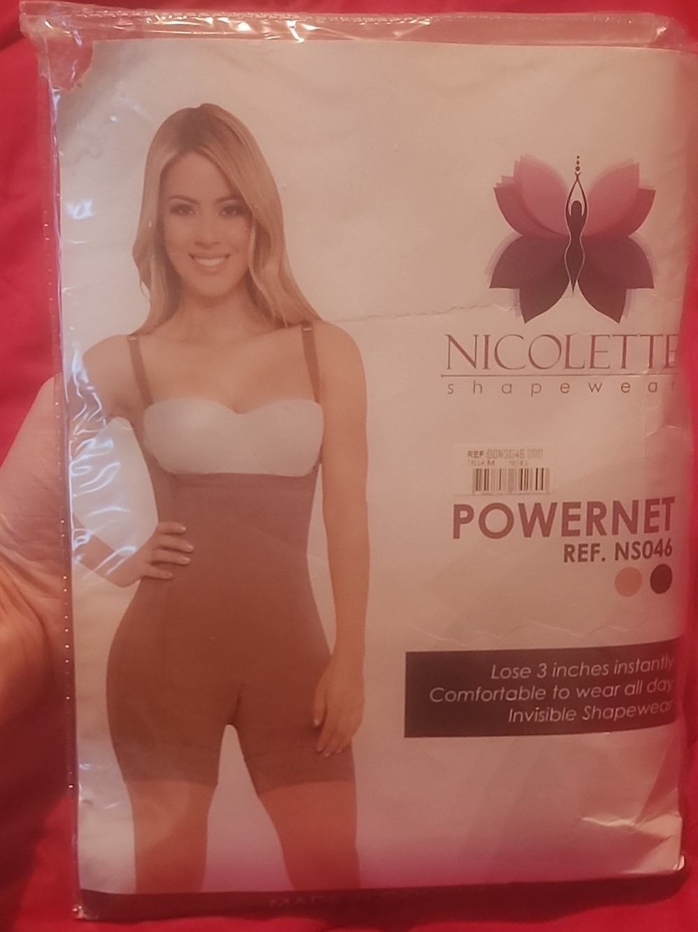 Nicole Powernet High-Waist Shaper Shorts in Brown Size M